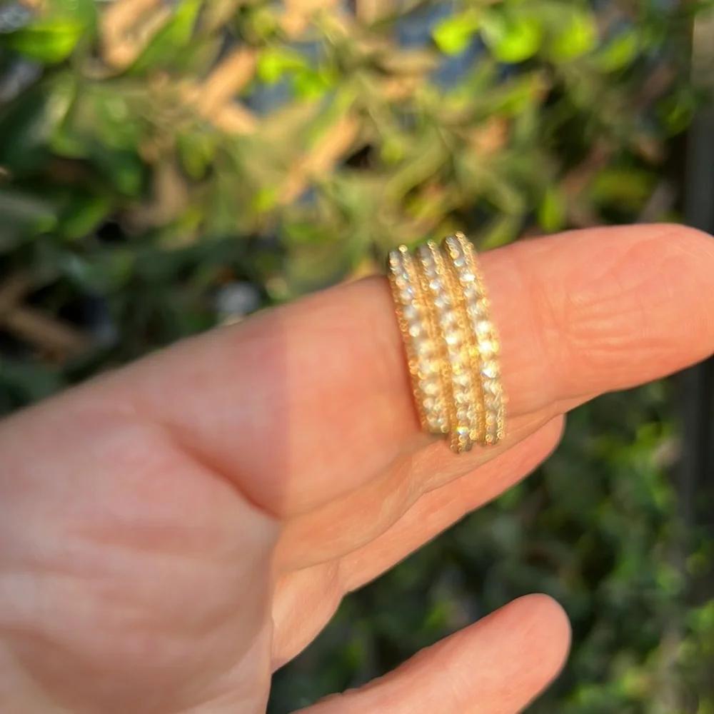 14k WRAP RING 1 CTW - Picture 6 of 7